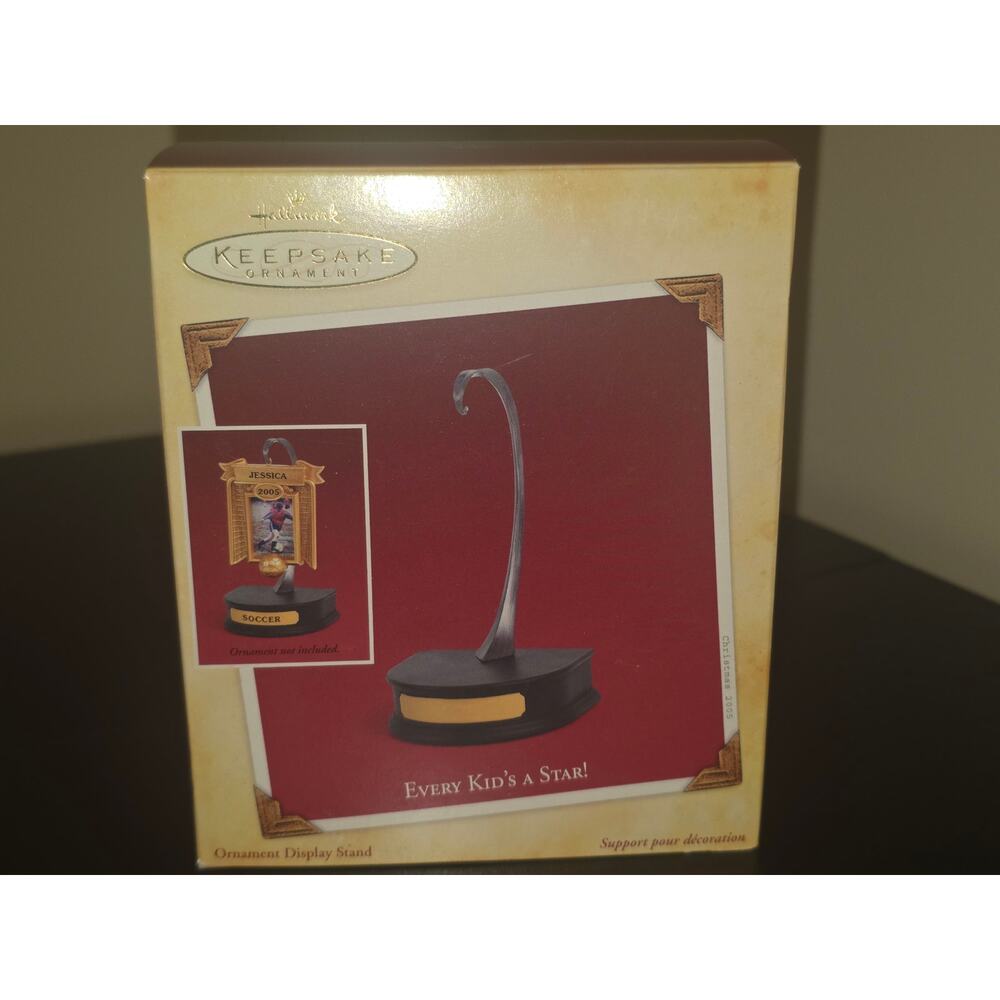 2005 Hallmark Every Kids A‎ Star Metal Ornament Display Stand